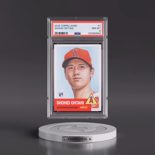 2018 Topps Living #7 Shohei Ohtani (PSA 8 NM-MT)