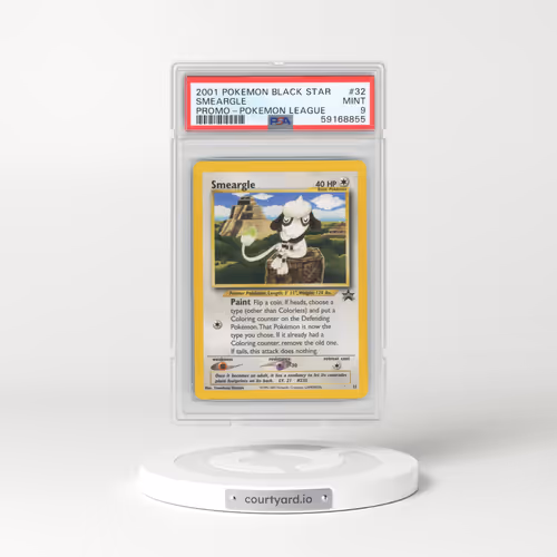 1999 Black Star Promos #32 Smeargle - Pokémon League (PSA 9 MINT)