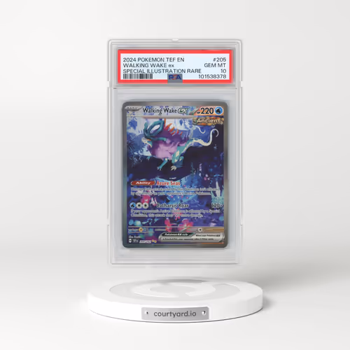 2024 Pokémon Tef EN-Temporal Forces #205 Walking Wake EX - Holo Special Illustration Rare (PSA 10 GEM MINT)
