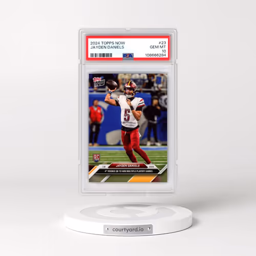 2024 Topps Now #23 Jayden Daniels (PSA 10 GEM MINT)