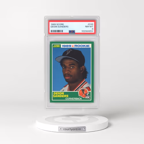 1989 Score #246 Deion Sanders (PSA 8 NM-MT)