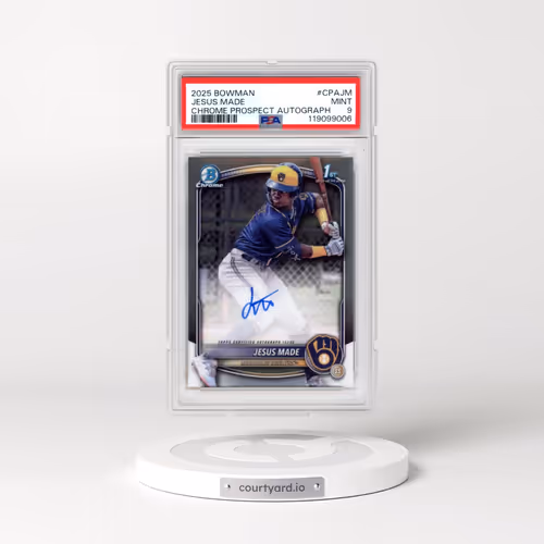 2025 Bowman Chrome Prospect Autographs #CPAJM Jesus Made (PSA 9 MINT)