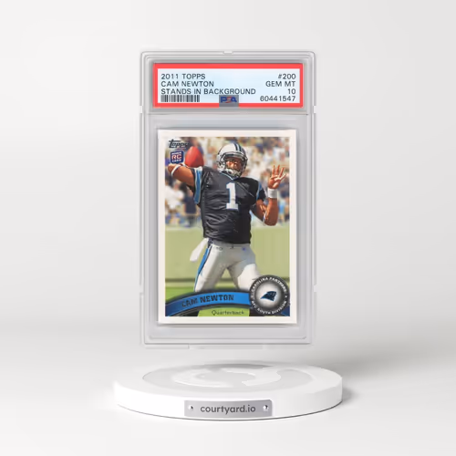2011 Topps #200 Cam Newton - Stands in Background (PSA 10 GEM MINT)