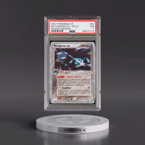 2007 Pokémon EX Power Keepers #95 Metagross EX - Holo Holo (PSA 7 NM)