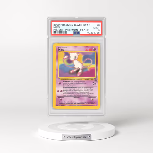 2000 Black Star Promo #8 Mew (PSA 9 MINT)