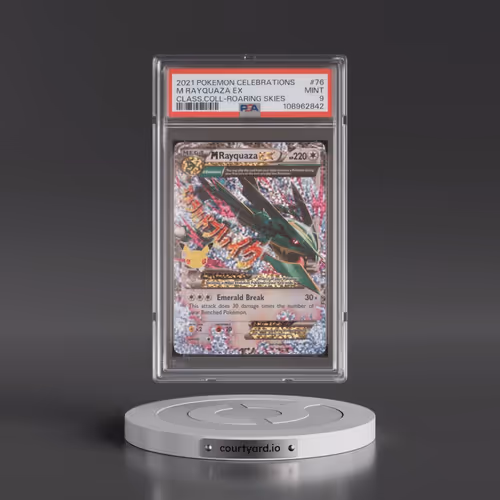 2021 Pokémon Celebrations Classic Collection #76 M Rayquaza EX - Holo (PSA 9 MINT)