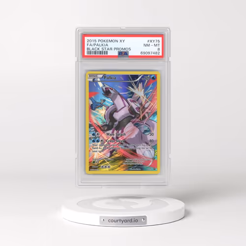 2015 Pokémon XY Black Star Promos #XY75 Palkia - Full Art (PSA 8 NM-MT)