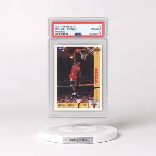 1991 Upper Deck Promos #1 Michael Jordan (PSA 10 GEM MINT)