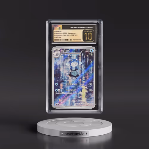 2023 Japanese Pokémon 151 #176 Poliwhirl - Full Art Holo (CGC 10 PRISTINE)