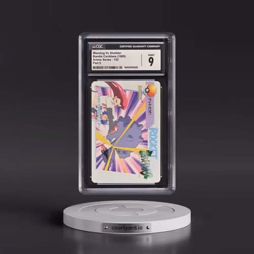 1998 Anime Series #152 Weezing Vs Shellder - Part 5 (CGC 9 MINT)