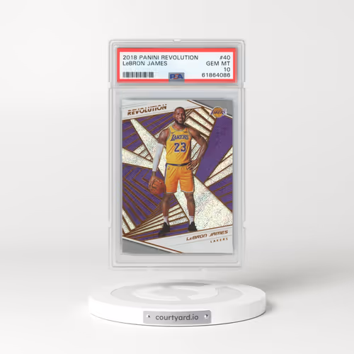 2018 Panini Revolution #40 LeBron James (PSA 10 GEM MINT)