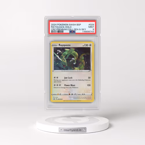 2024 Pokémon Swsh Black Star Promo #029 Rayquaza - Holo Crown Zenith Premium Collection Sea & Sky (P