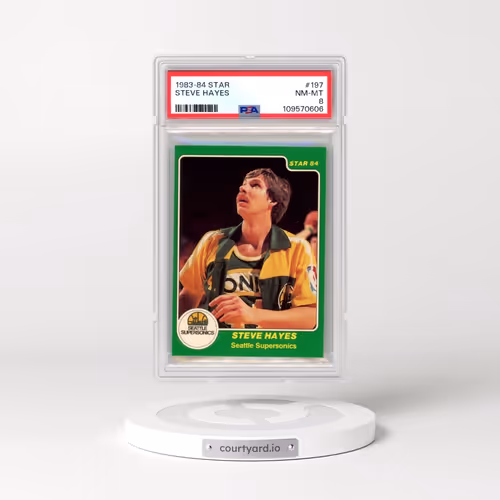 1983-84 Star #197 Steve Hayes (PSA 8 NM-MT)