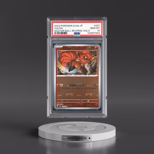 2023 Pokémon Sv2a-Pokemon 151 #037 Vulpix - Reverse Holo Master Ball (PSA 10 GEM MINT)