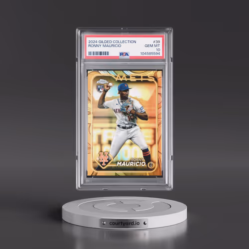 2024 Topps Gilded Collection #39 Ronny Mauricio (PSA 10 GEM MINT)