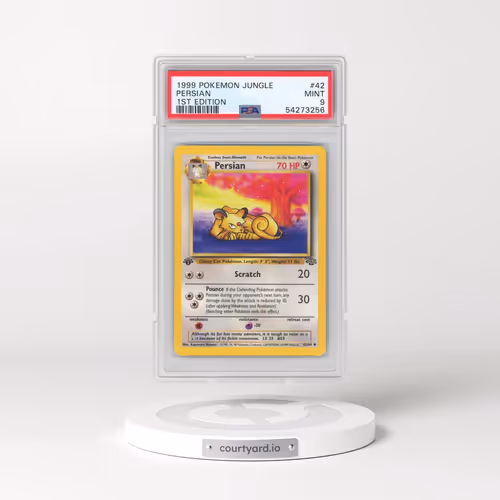 1999 Pokémon Jungle #42 Persian - 1st Edition (PSA 9 MINT)