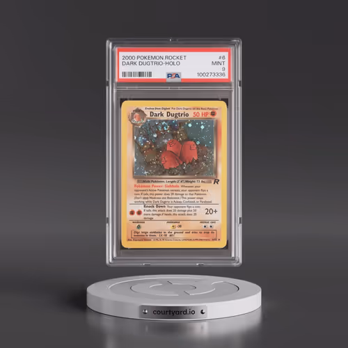 2000 Pokémon Rocket #6 Dark Dugtrio - Holo (PSA 9 MINT)
