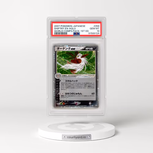 2007 Pokémon World Champions Pack #056 Shiftry EX - 1st Edition Holo Holo (PSA 10 GEM MINT)