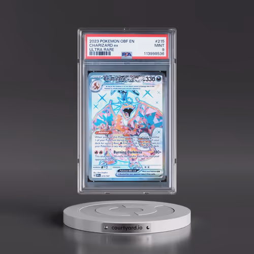 2023 Pokémon Obf EN-Obsidian Flames #215 Charizard EX - Holo Ultra Rare (PSA 9 MINT)