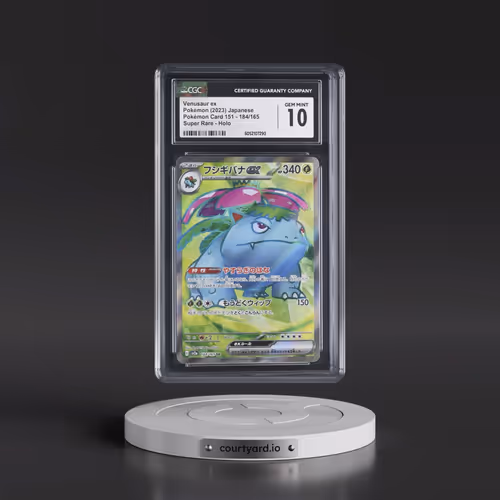 2023 Pokémon Card 151 #184/165 Venusaur ex - Super Rare Holo (CGC 10 GEM MINT)