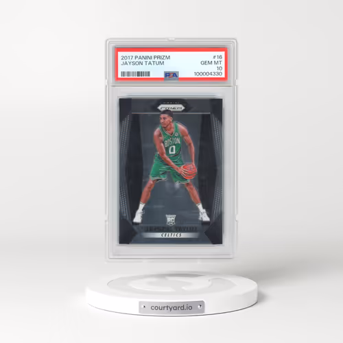 2017 Panini Prizm #16 Jayson Tatum (PSA 10 GEM MINT)