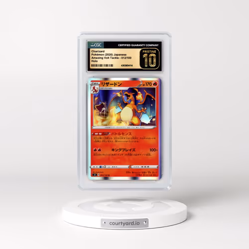 2020 Amazing Volt Tackle #012/100 Charizard - Holo (CGC 10 PRISTINE)