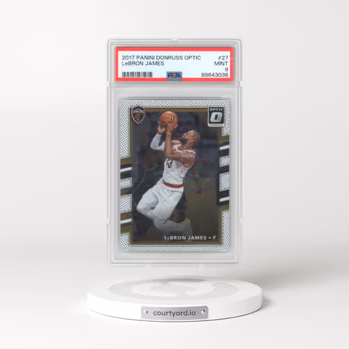 2017 Panini Donruss Optic #27 LeBron James (PSA 9 MINT)