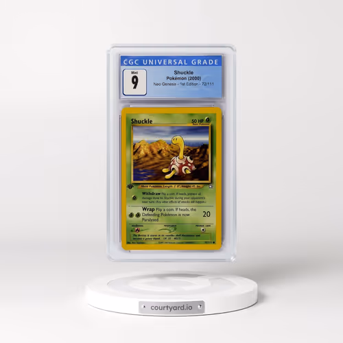 2000 Neo Genesis #72/111 Shuckle - 1st Edition (CGC 9 MINT)