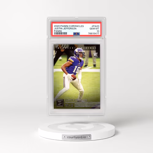 2020 Panini Chronicles Panini #PA23 Justin Jefferson (PSA 10 GEM MINT)
