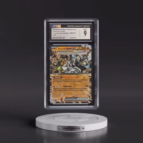 2024 Prismatic Evolutions - PRE EN #058/131 Cornerstone Mask Ogerpon ex - Holo (CGC 9 MINT)