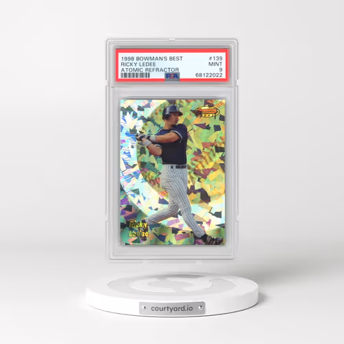 1998 Bowman's Best #139 Ricky Ledee - Atomic Refractor (PSA 9 MINT)