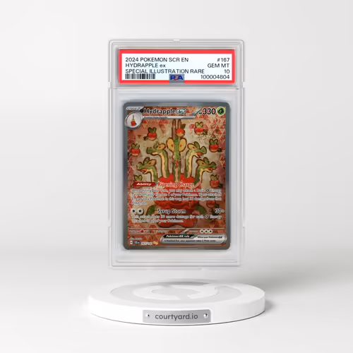 2024 Pokémon Scr EN-Stellar Crown #167 Hydrapple EX - Holo Special Illustration Rare (PSA 10 GEM MIN