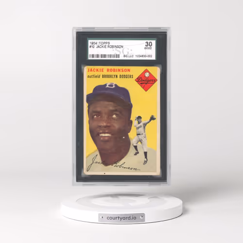1954 Topps #10 Jackie Robinson (SGC 2 GOOD)
