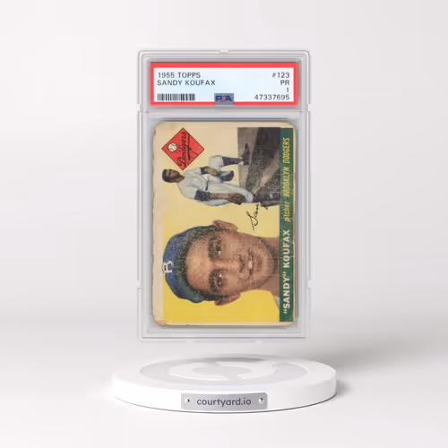 1955 Topps #123 Sandy Koufax (PSA 1 PR)
