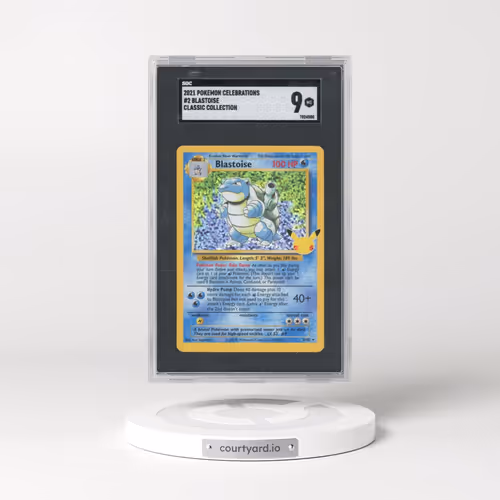 2021 Pokémon Celebrations #2 Blastoise - Classic Collection (SGC 9 MINT)