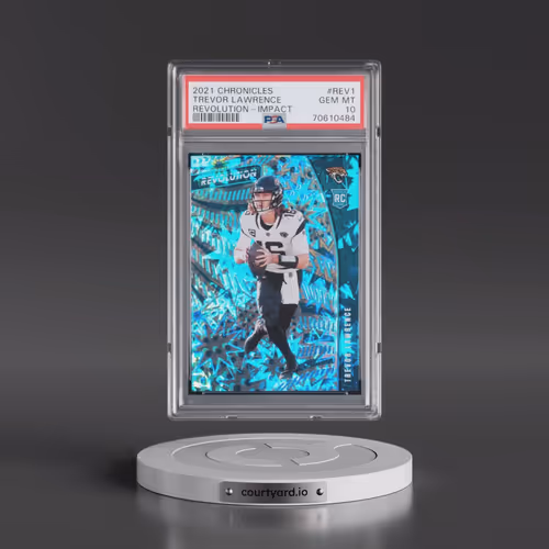 2021 Panini Chronicles Revolution #REV1 Trevor Lawrence - Impact (PSA 10 GEM MINT)