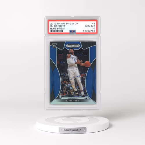 2019 Panini Prizm Draft Picks #3 RJ Barrett - Blue Prizm (PSA 10 GEM MINT)