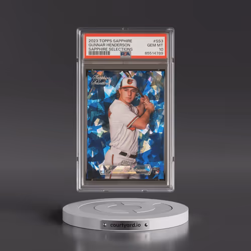 2023 Topps Chrome Sapphire Sapphire Selections #SS3 Gunnar Henderson (PSA 10 GEM MINT)