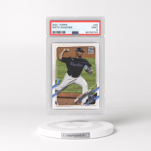 2021 Topps #25 Sixto Sanchez (PSA 9 MINT)