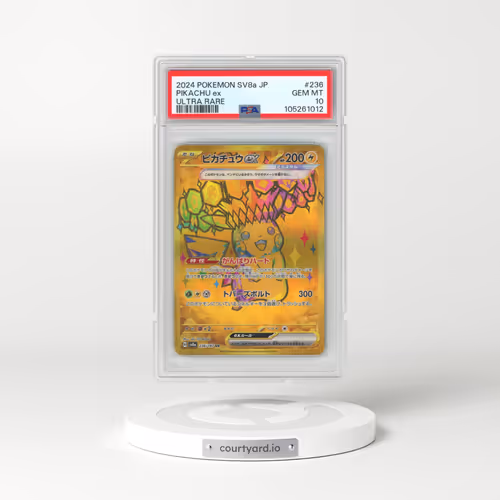 2024 Pokémon Sv8a-Terastal Fest EX #236 Pikachu EX - Holo Ultra Rare (PSA 10 GEM MINT)