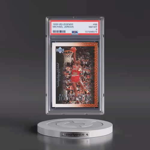 1999 Upper Deck Legends #66 Michael Jordan (PSA 8 NM-MT)