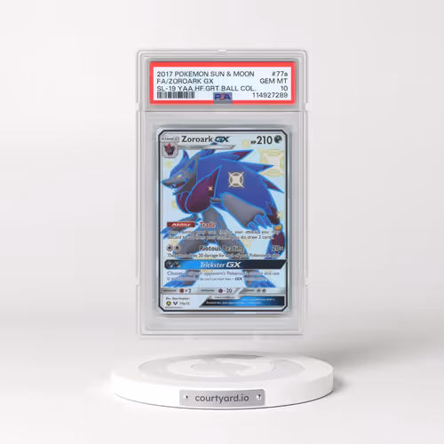 2017 Pokémon Sun & Moon Shining Legends #77a Zoroark GX - Holo Full Art 2019 Yellow A Alternate Art
