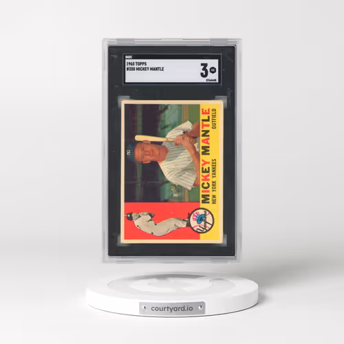 1960 Topps #350 Mickey Mantle (SGC 3 VG)