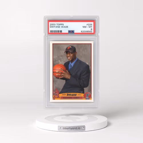 2003 Topps #225 Dwyane Wade (PSA 8 NM-MT)