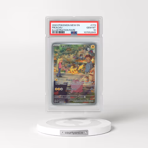 2023 Pokémon Mew EN-151 #173 Pikachu - Illustration Rare (PSA 10 GEM MINT)