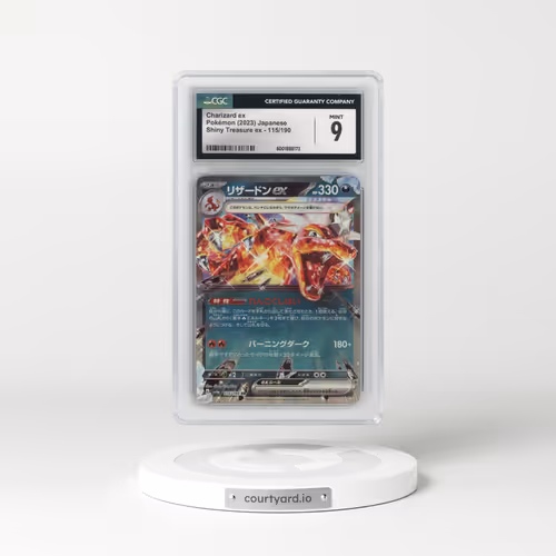 2023 Pokémon Sv4a-Shiny Treasure EX #115 Charizard EX - Holo (CGC 9 MINT)