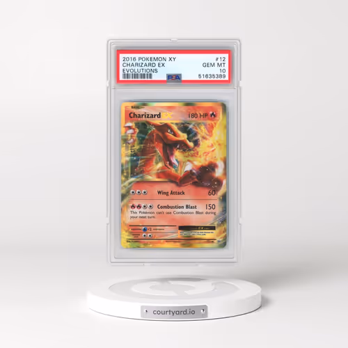 2016 Pokémon XY Evolutions #12 Charizard EX - Holo (PSA 10 GEM MINT)