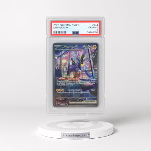 2023 Pokémon Svi EN-Scarlet & Violet #244 Miraidon EX - Holo Special Illustration Rare (PSA 10 GEM MINT)