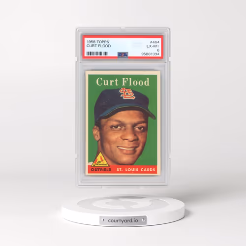 1958 Topps #464 Curt Flood (PSA 6 EX-MT)