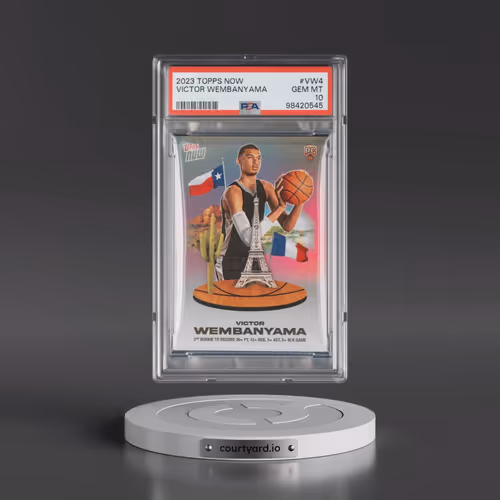 2023 Topps Now #VW4 Victor Wembanyama (PSA 10 GEM MINT)